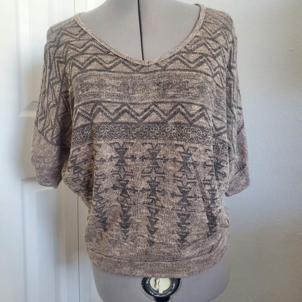 Papaya dolman sweater blouse